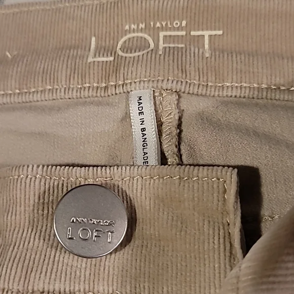 Loft Petties Corduroy Modern Skinny Pants Size 25/0P - Picture 7 of 8
